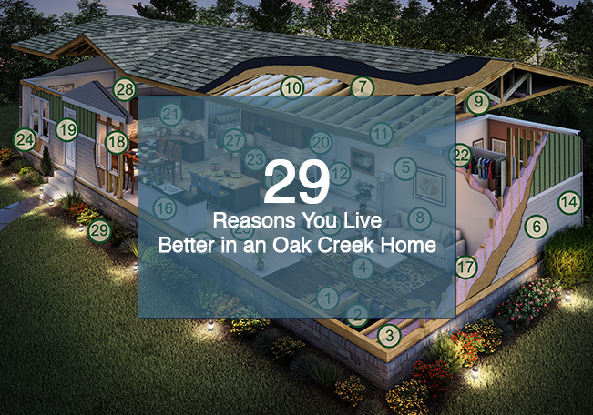 29 Reasons You Live Better in an Oak Creek Home