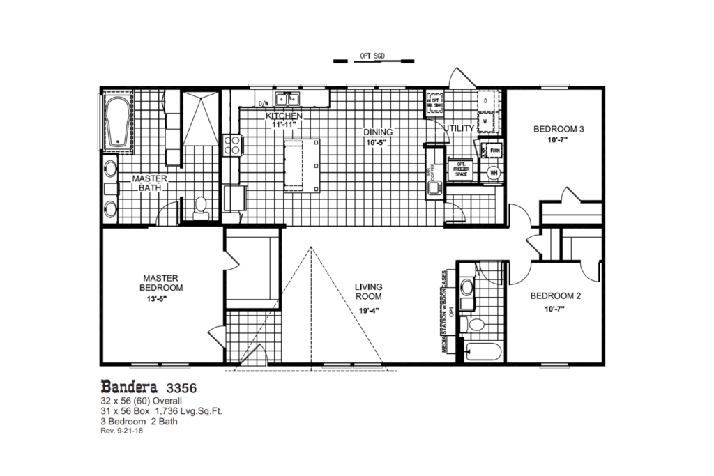 Bandera 3356 Floorplan Oak Creek Homes