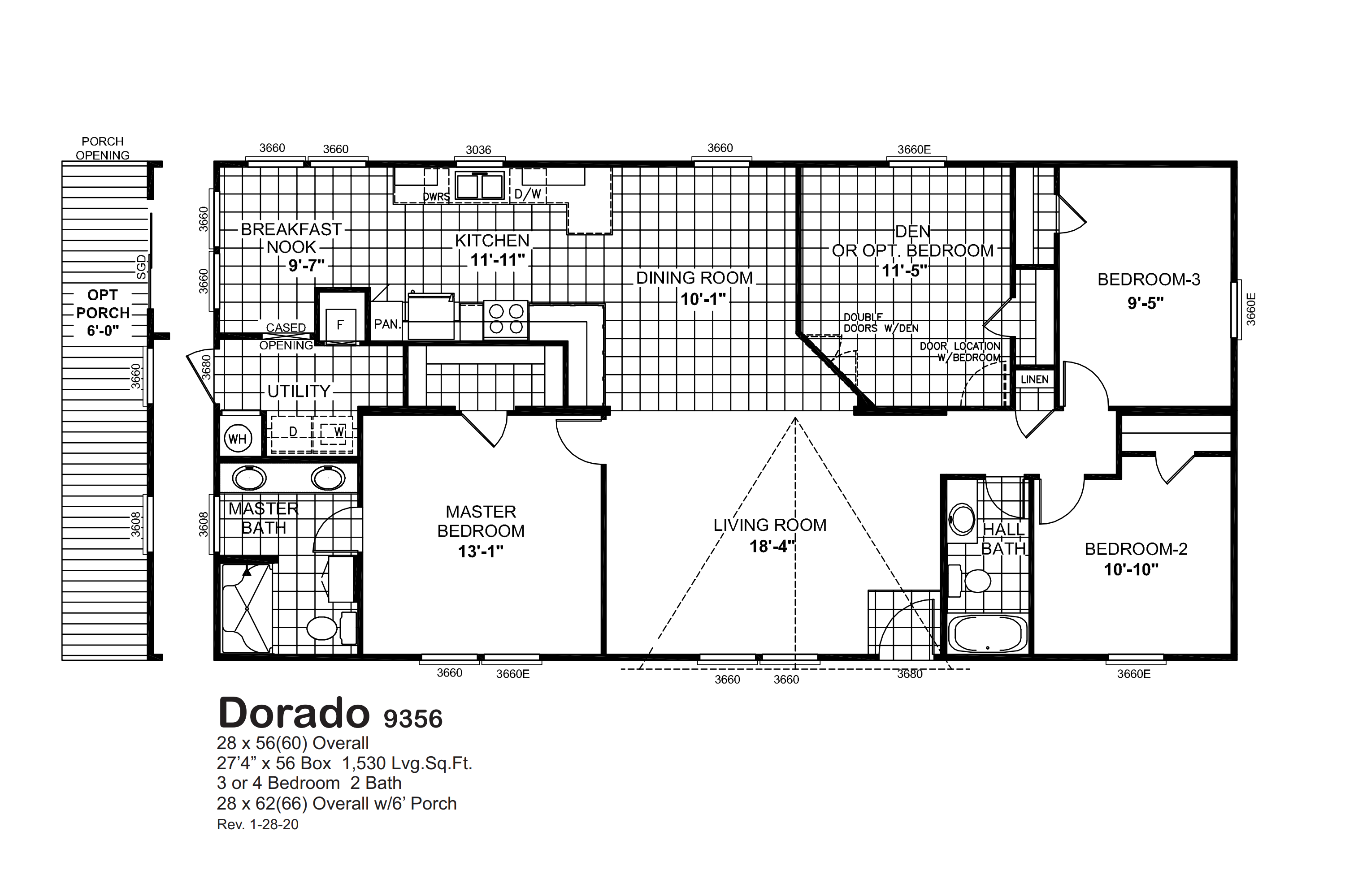 Dorado 9356 Floorplan