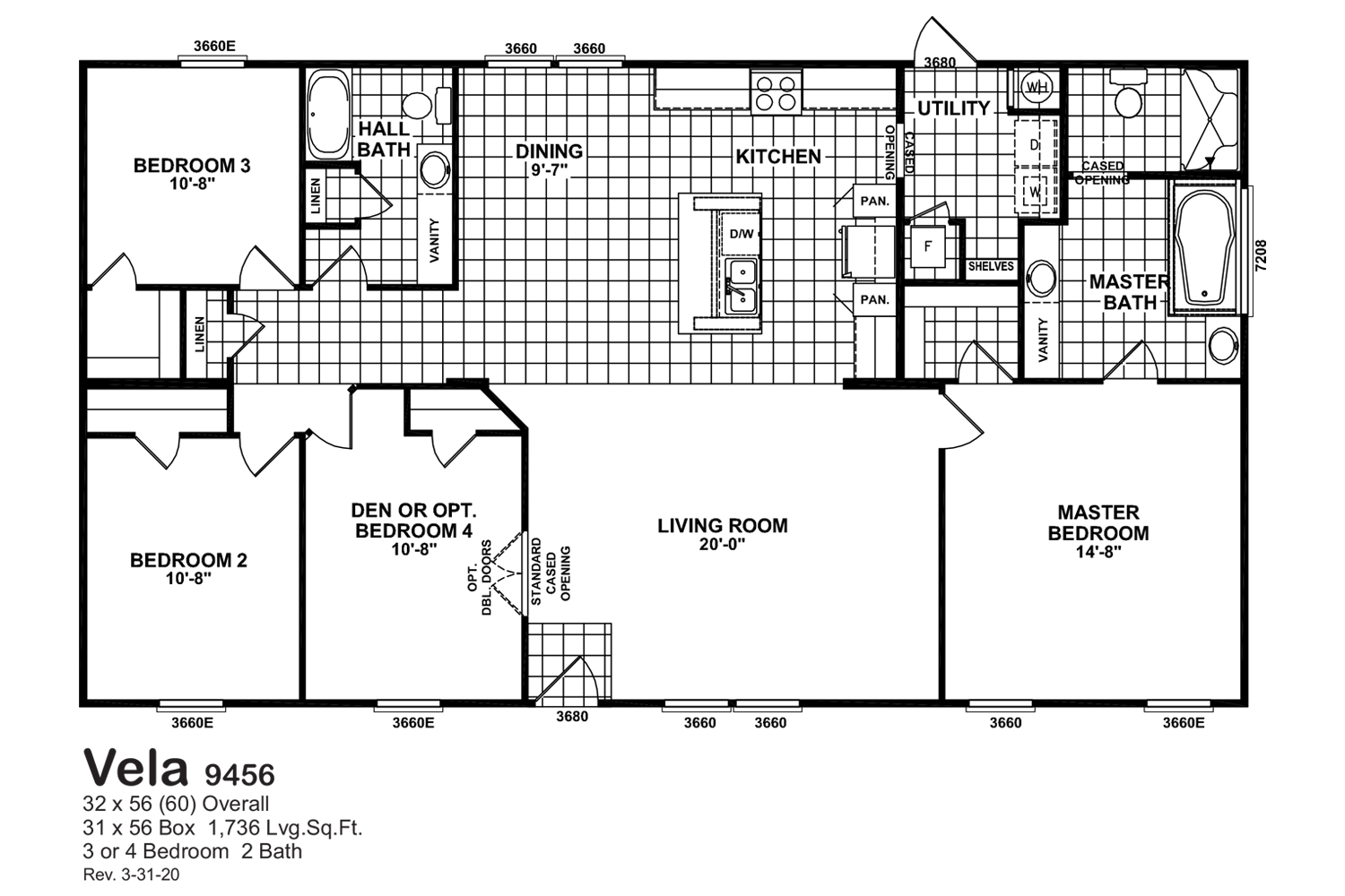 Vela 9456 - Floor plan