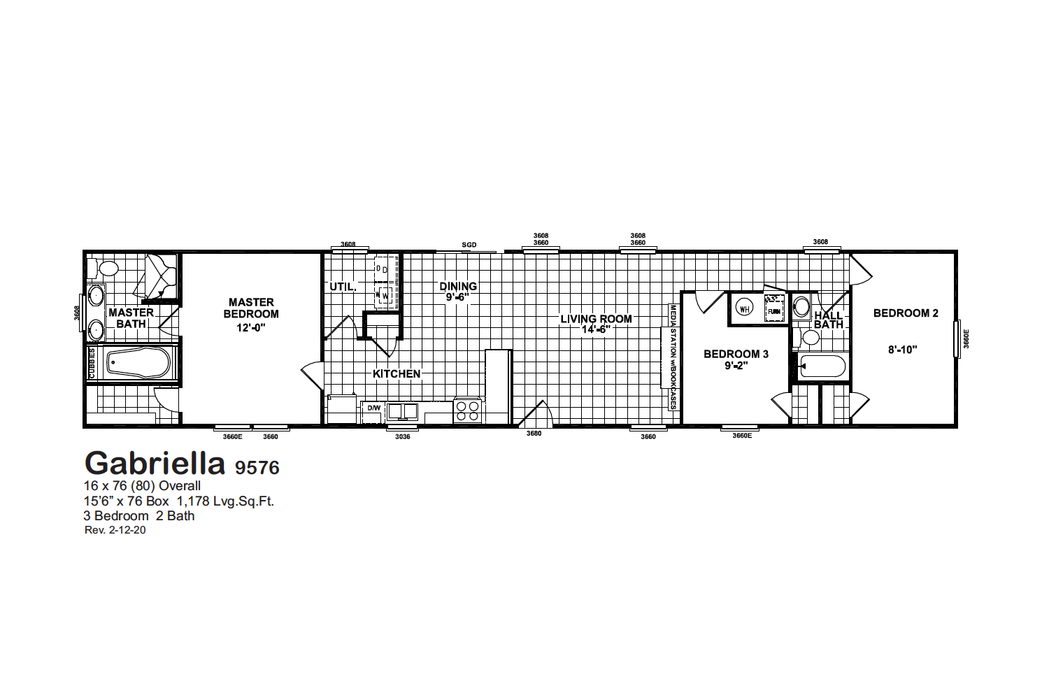 Gabriella 9576 Floorplan