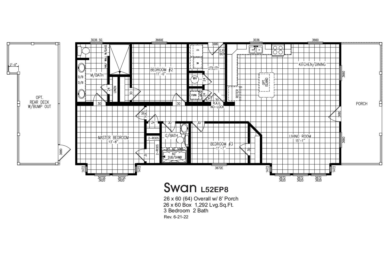 Swan L52EP8 Floorplan