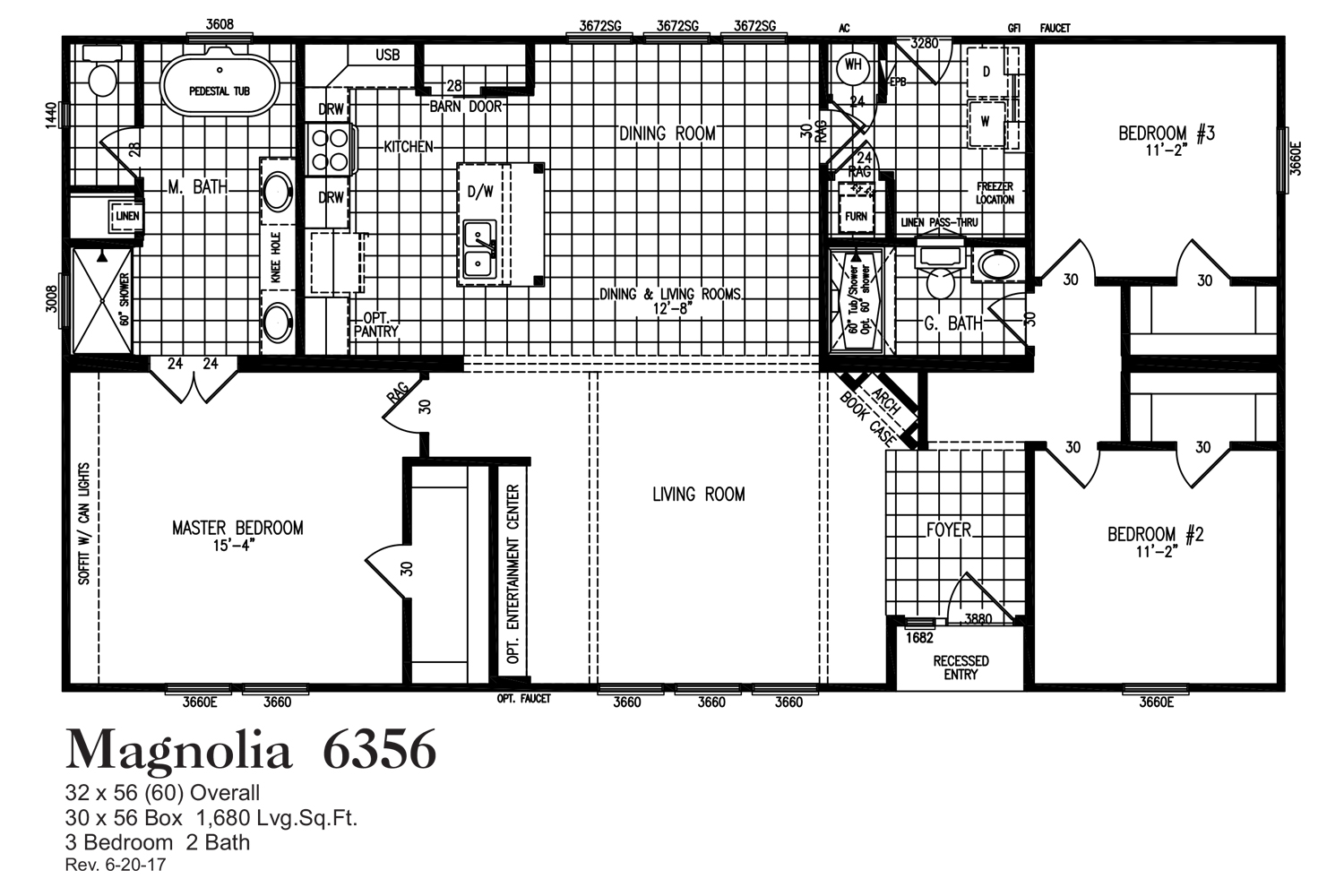 Magnolia 6356 Floorplan