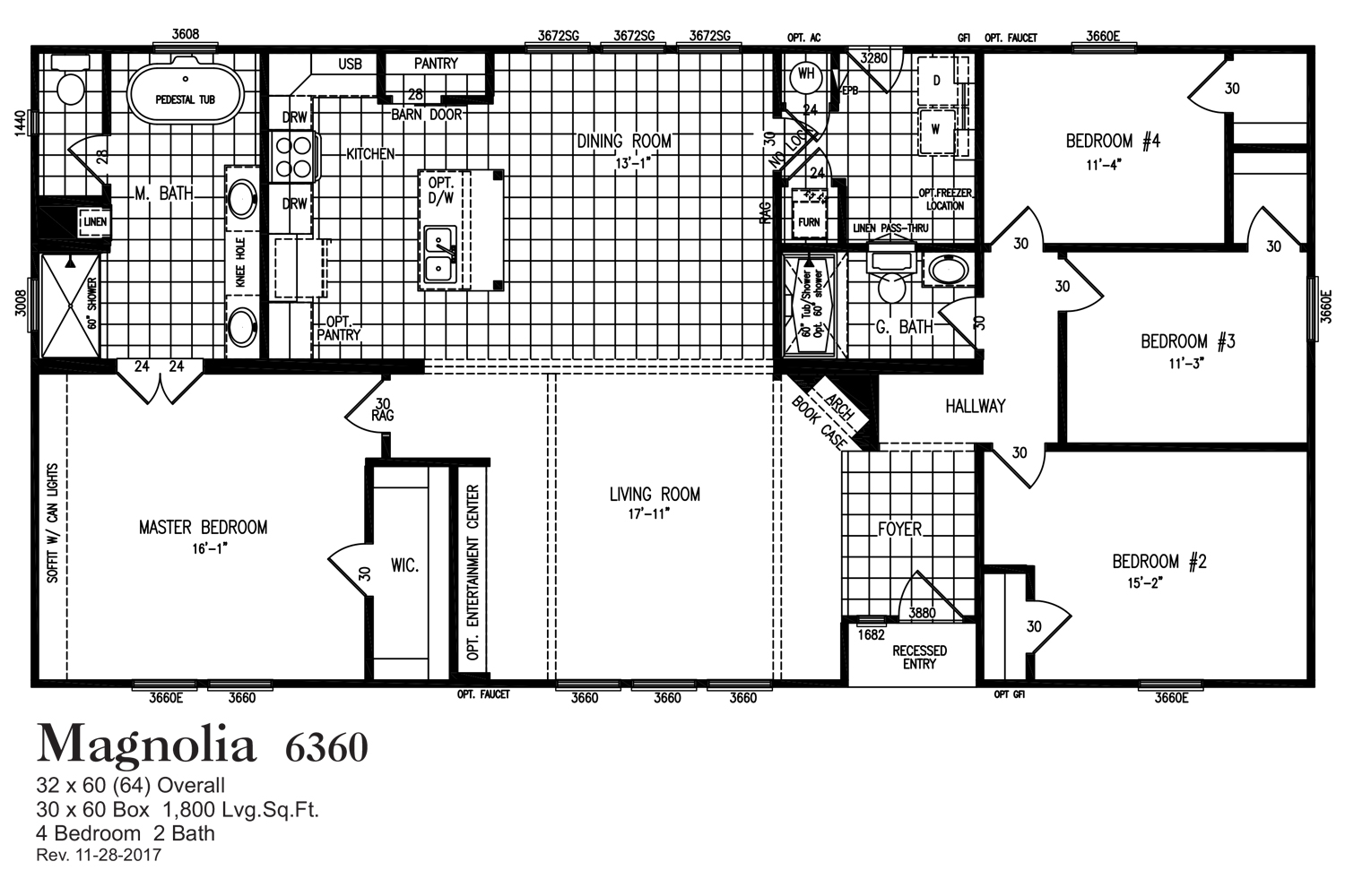 Magnolia 6360 Floorplan