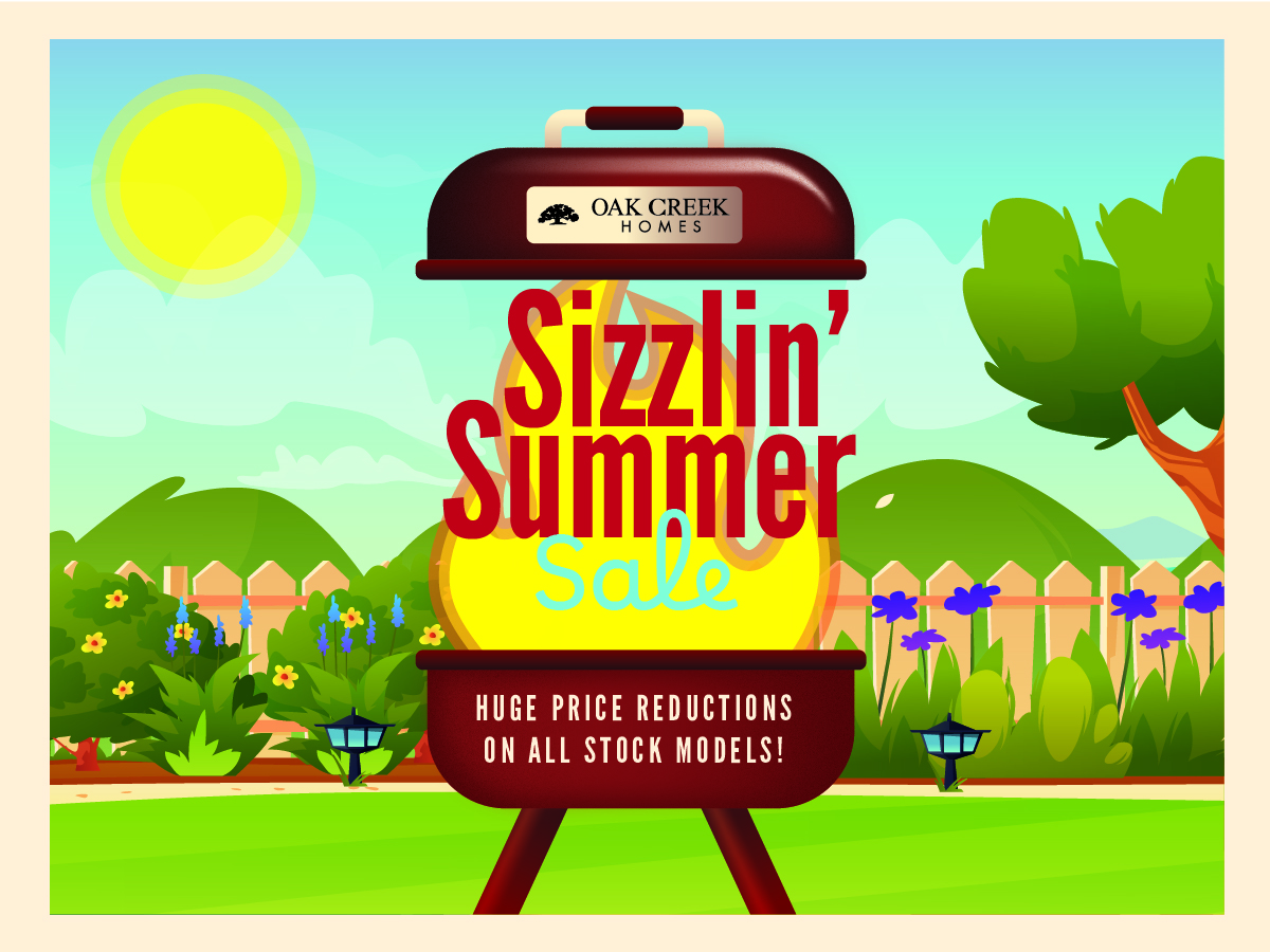 Oak Creek Homes Sizzlin Summer Sale Stock Model Clearance Manufactured Homes 1
