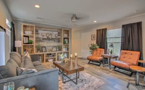 custom living room Silver Spur