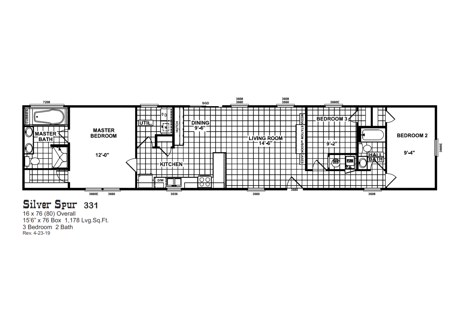 Silver Spur 331 Floorplan | Oak Creek Homes