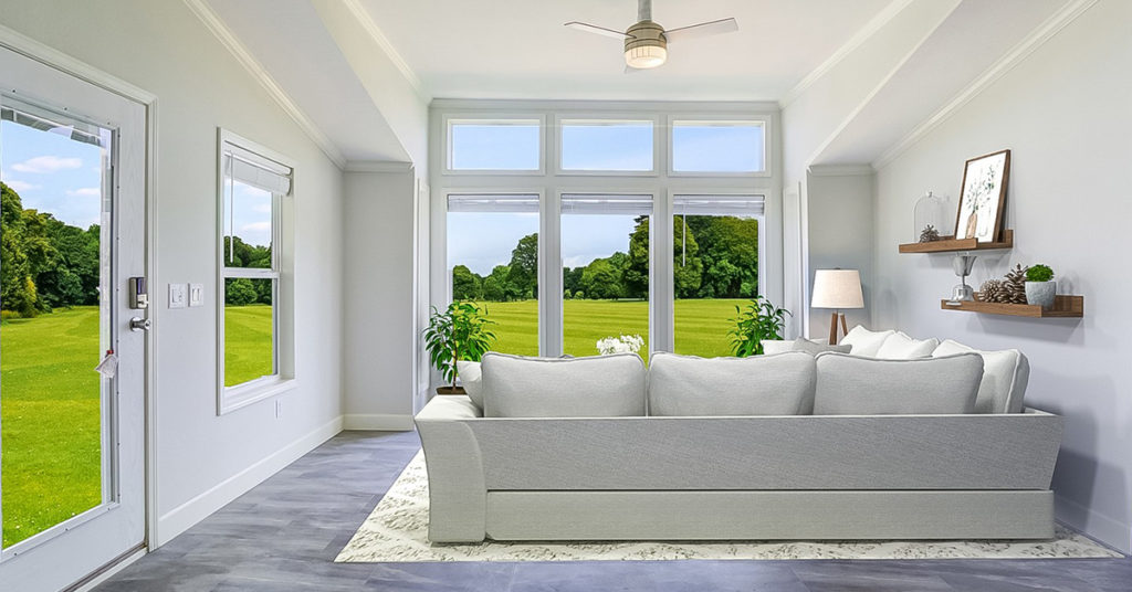 Smart Cottage living room